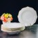 A set of plates Lenardi Magnolia Gold, deep, d = 21.5 cm, 6 pcs
