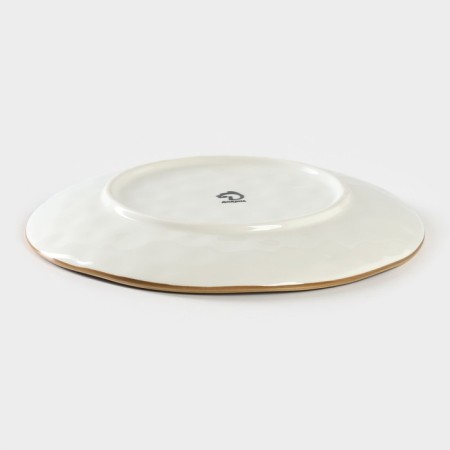 Porcelain shade "Cosmos", d = 18.5 cm, blue color-2