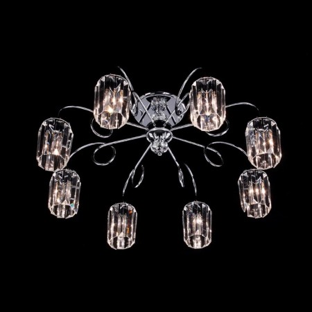 Cluster CL330181 "Cindy" 8x60W E14 chrome 76x76x33 cm