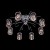 8 lamps chrome