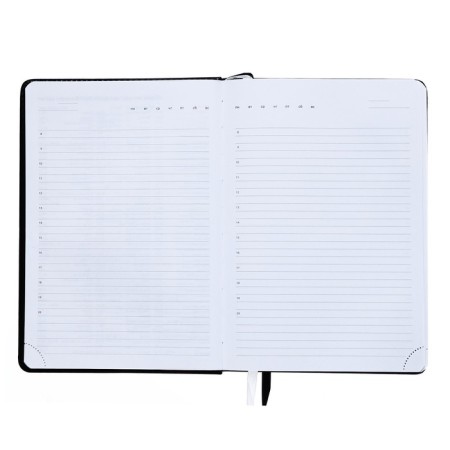 Leduced Diary A5, 160 sheets, Devente.message. Vysia, solid cover of artificial leather, liesse, block 70 g/m2-7