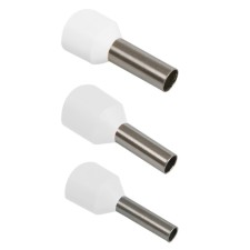 Tips-Gilse IEK E7508, 0.8 sq. Mm, isolated, unitary enterprise. 100 pcs, UGN10-C75-02-08, white color 238