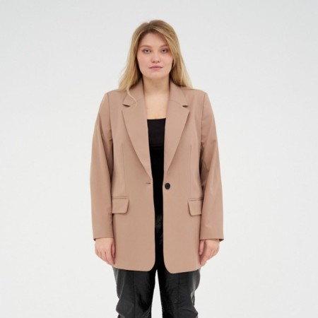 Women's jacket Mist Plus-Size, r.60, beige-6