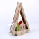 Decor with backlight "House in the form of a Christmas tree" 18 × 5 × 28 cm