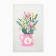 Set of kitchen towels "Love Is Here" 4 pcs, 28x46 cm, mowing, 100% cotton, 160g/m2