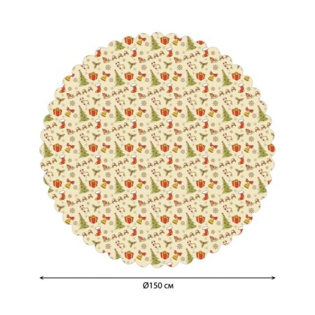 The tablecloth “Caravan of Gifts”, Round, Saten, D = 150 cm-1