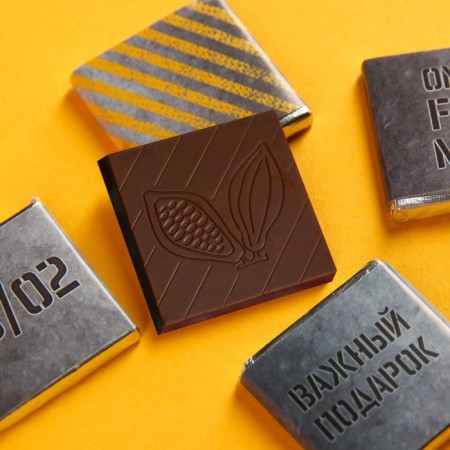 Milk chocolate “Important Gift”, postcard, 4 pcs. x 5 g.-2