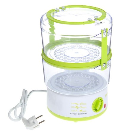 Sakura SA-7213GR double double, 500 watts, 5 l, 2 tiers, white-green