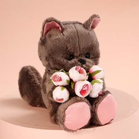Soft toy "Beautiful Marta", cat, 25 cm-4