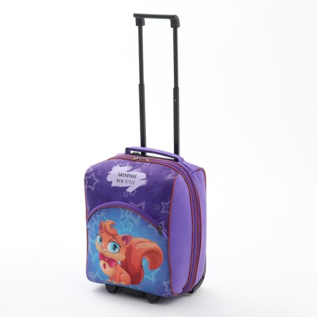 Baby suitcase 34 l (XS), Sacvoyage, lightning department, purple color-1