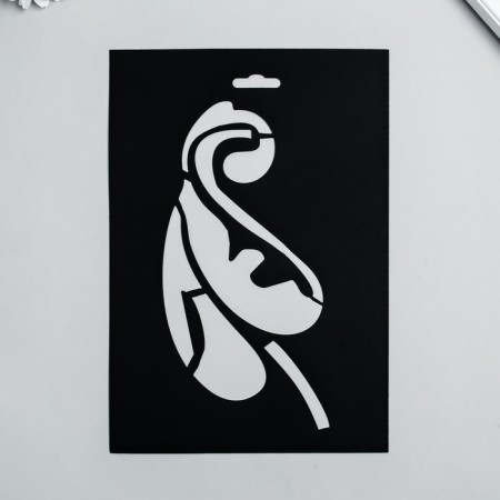 Plastic "pattern" 20x29cm stencil