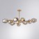 Yuka 48 cm chandelier, D 93 cm, 9x60W E27