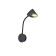 Wall lamp Mantra Goa, Led, 660lm, 3000k, 250x100x394 mm, black color