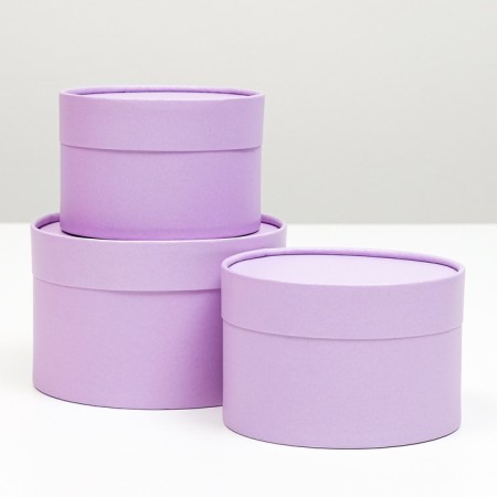 A set of hats 3 in 1, "Lilac", 16 x 10.14 x 9.13 x 8.5 cm-1