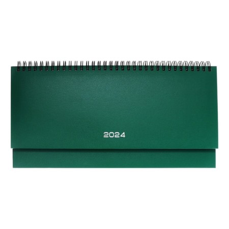 Dated 2024, 294 x 142 mm, 64 sheets, on the crest, attomex.orion, solid boumvil cover, block 70 g/m2, green