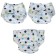Reusable diaper+ 1 insert included "balls", white/blue color