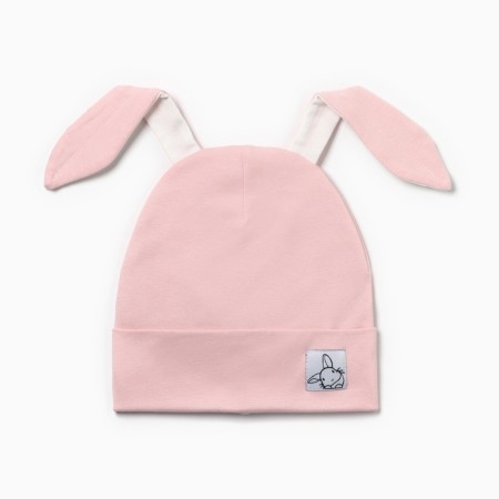 Children's hat "Banny", color powder, size 50-54