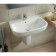 Ideal Standard Esedra T279801 sink, overflow, mixer opening, white color