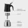 Coffee machine geyser Magistro Classic Black, 2 cups, 100 ml, black color