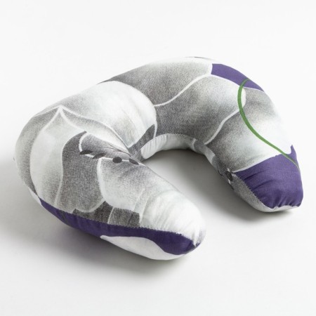 Horseshoe pillow 35x35 cm, mix, holofiber, p/e 100%-3