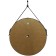 Mirror Uperwood Round, 65 cm, LED backlight, sensor, black belt