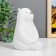 Nightlight "Bear" LED battery 3XLR white 11x8.5x14 cm