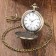 Pocket clock "Dragon", quartz, d dial-4.7 cm, chain L-38 cm