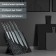 Knife holder Magnetic shade "Sephir", 22 × 24 cm, black color