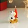 Souvenir Polystone SPRACTER with a candle "Bowing of a gland with coins" MIX 4.5x4.3x3 cm