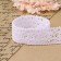 Knitted lace, 40 mm × 10 ± 1 m, white color