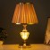 Board lamp "Caitlin" E27 40W gold 27.5x27.5x47.5 cm