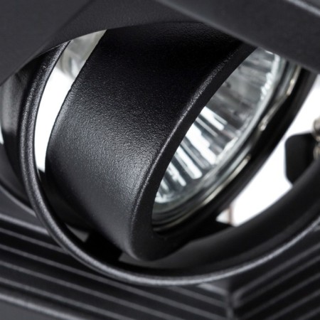 Pointed-built lamp Arte Lamp Canis A6661PL-1BK, GU10, 50 W, 13x4.5 cm, black-1