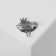 Broach "Bird Korolek", the color of silver-gold