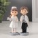 Polystone souvenir "A doctor with a phonondoscope and a nurse with a minzurka" set 2 pcs 3.5x4x11 cm