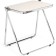 Complex table Arlon chrome, white 64x50x69 cm