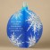 Volume postcard "Christmas ball", 12 x 12 cm, new year