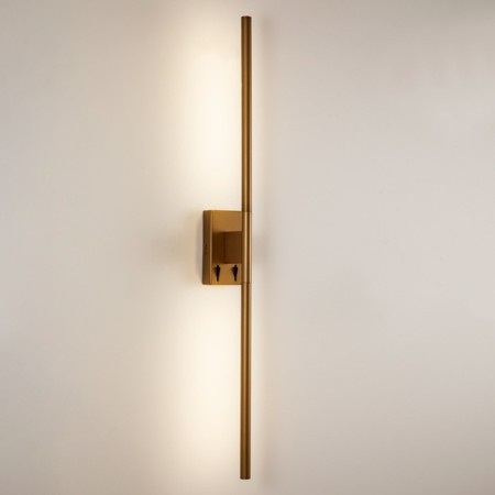Decorative backlight by Arte Lamp Lines A2029AP-1GO, LED, 10 W, 7x10x84 cm, 600 lm, golden-3