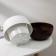 Flower Pot "Japan" 1.2 l, white, white-tone brown
