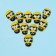Floristic "bees", 30 pcs., 12 x 9 mm