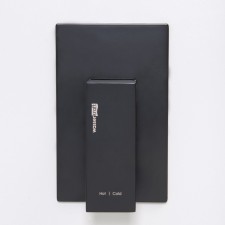 Shower mixer Wasserkraft Abens 2051, single -leaf, watering can, without spout, black