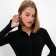 Jumper Women's Minaku: Knitwear Collection Black Color, size 46-48