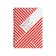 Notepad A5, 80 sheets in a cage on a spiral, Erichkrause Red Concept, plastic cover