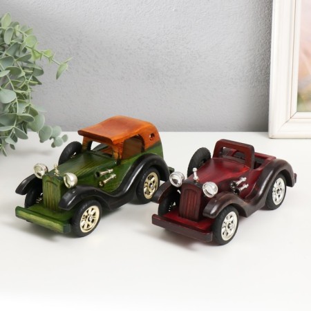 Souvenir tree "Car with round headlights" MIX 9x8x20 cm-1