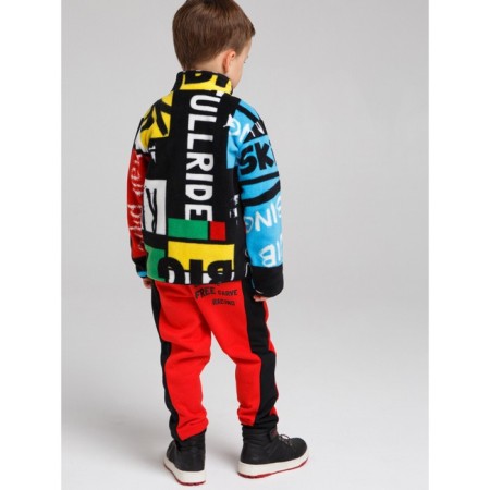 Fleet from a blis on a zipper for a boy, height 122 cm-3