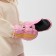 Mittens of winter children's minku, central pink, river 16-17 (20 cm)