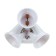 ECLA adapter, from the basement E27 to 3xe27, white