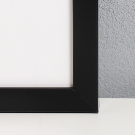 Photo frame Plastic "Mira" 42x59.4 cm, (A2) 641877, black (plastic screen)-1