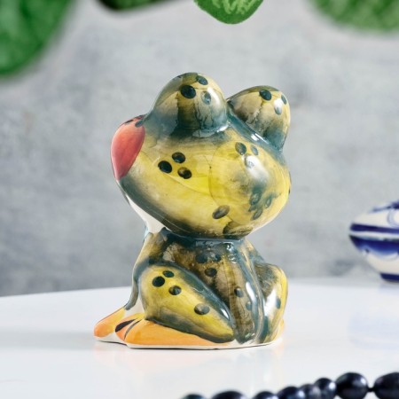 Сувенир "Квакушка", гжель, цвет-1