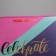 Gift package laminated, packaging, "Celebrate", XL 49 x 40 x 19 cm