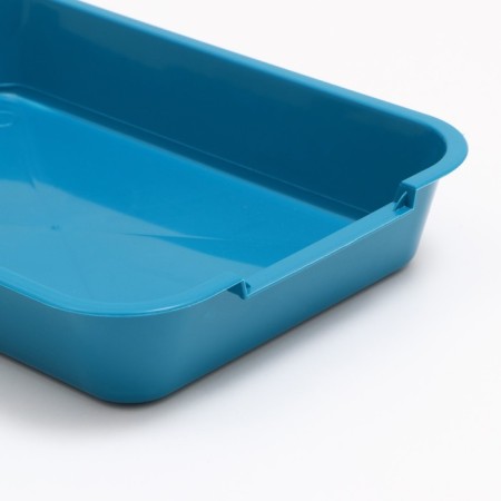 Average toilet without a mesh 36 x 26 x 6.5 cm, blue-4